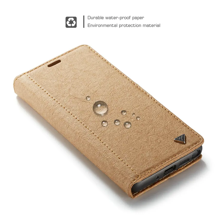 Оригинальный чехол CaseMe для Samsung Galaxy Note 10 2 в 1 из крафт бумаги Отделяемый кожаный