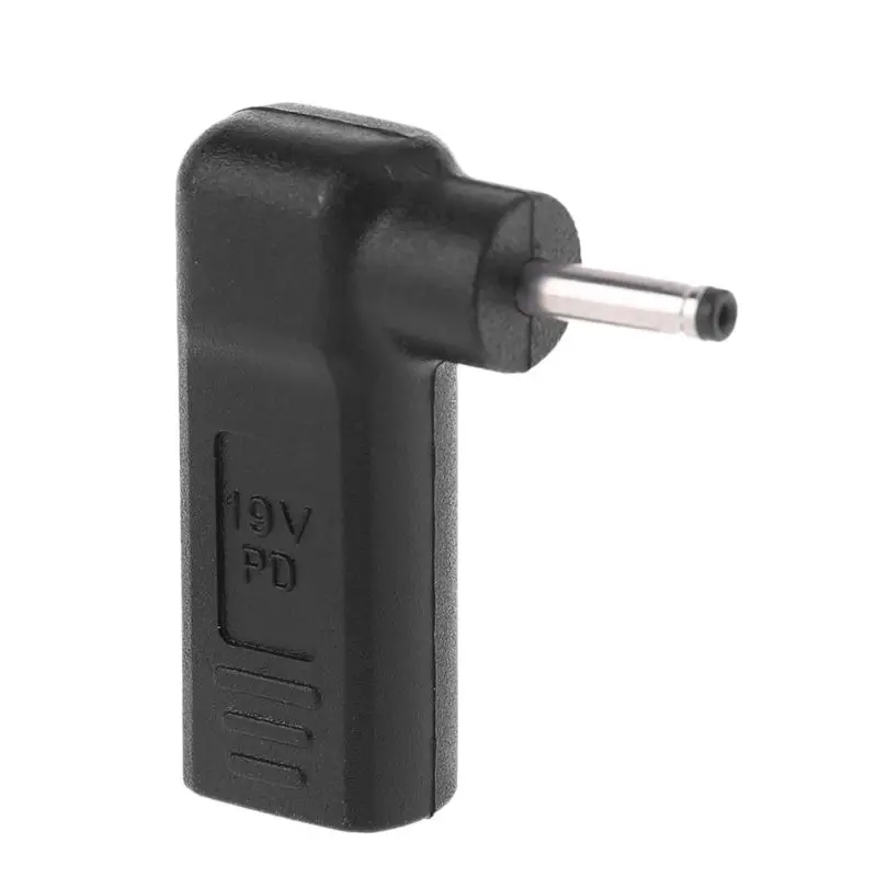 90 градусов USB-C Type-C женский 3 0x1 1 мм DC штекер переходник преобразователь питания