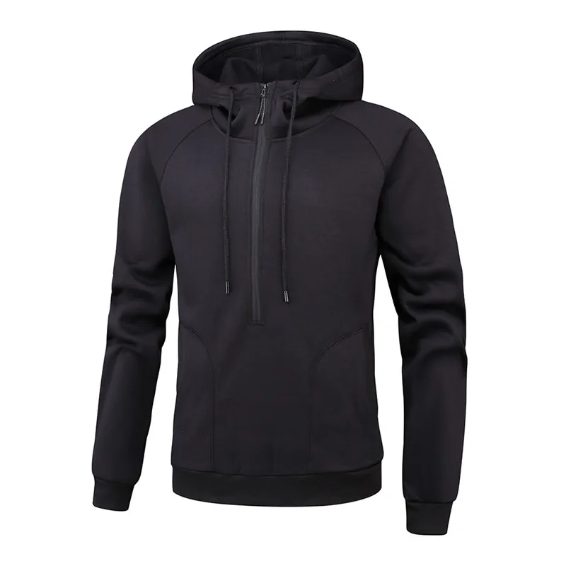 Толстовка облегающая Мужская толстовка толстовка XXXL Moletom Masculino 3d стиль тренировки армейских тренажерных залов фитнес куртка толстовка с шапкой - Цвет: WY43black