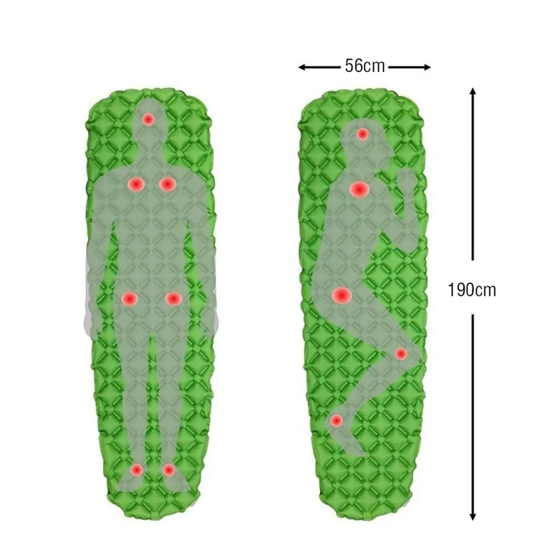 

Lightweight Hiking Waterproof Compact Mattress Outdoor Air Moistureproof Air Ultralight Sleeping Mat Camping Inflatable Portable