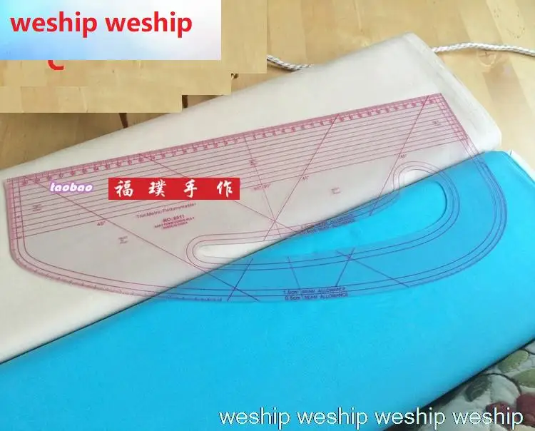 Акриловые отклонения формы кривой правила/рукав чертеж линейки и