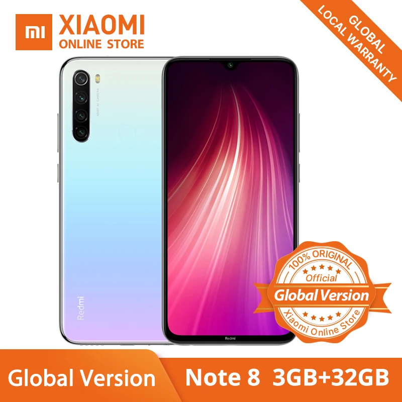 Смартфон Xiaomi Redmi Note 8 3 ГБ 32 Snapdragon 665 48 МП 4000 мАч телефон ксиоми смартфоны