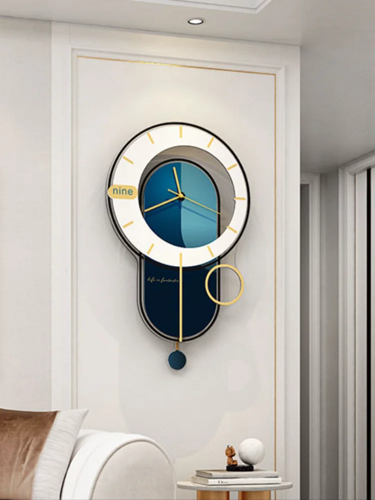 

Large Modern Design Wall Clock Quarz Nordic Design Silent Digital Wall Clock Creative Luxury Zegar Scienny Home Decoration 50WC