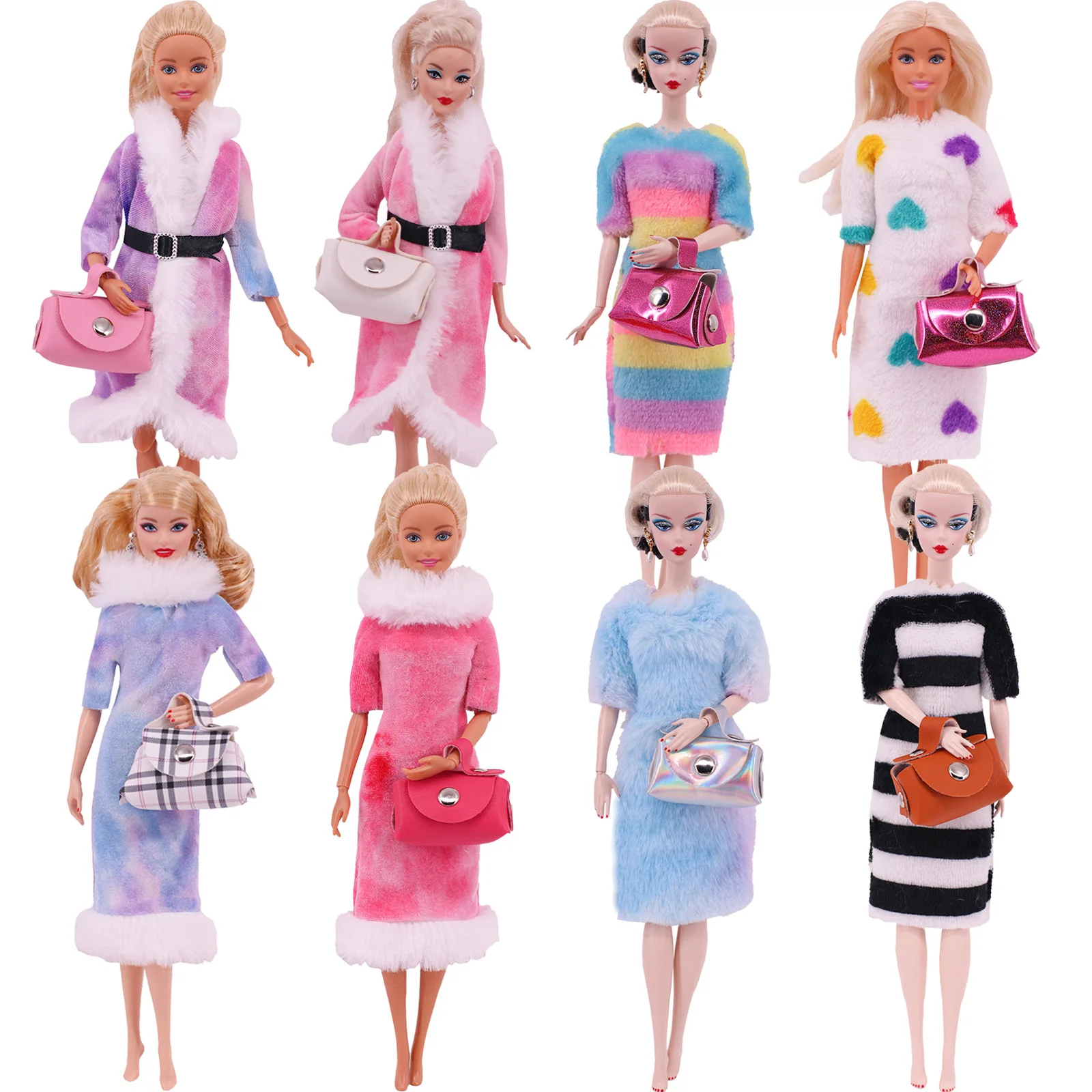 

Barbiees искусственная обувь для кукол, наряды для вечеринок, аксессуары для кукол, для 11,8 дюймовых кукол, и BJD женская кукла