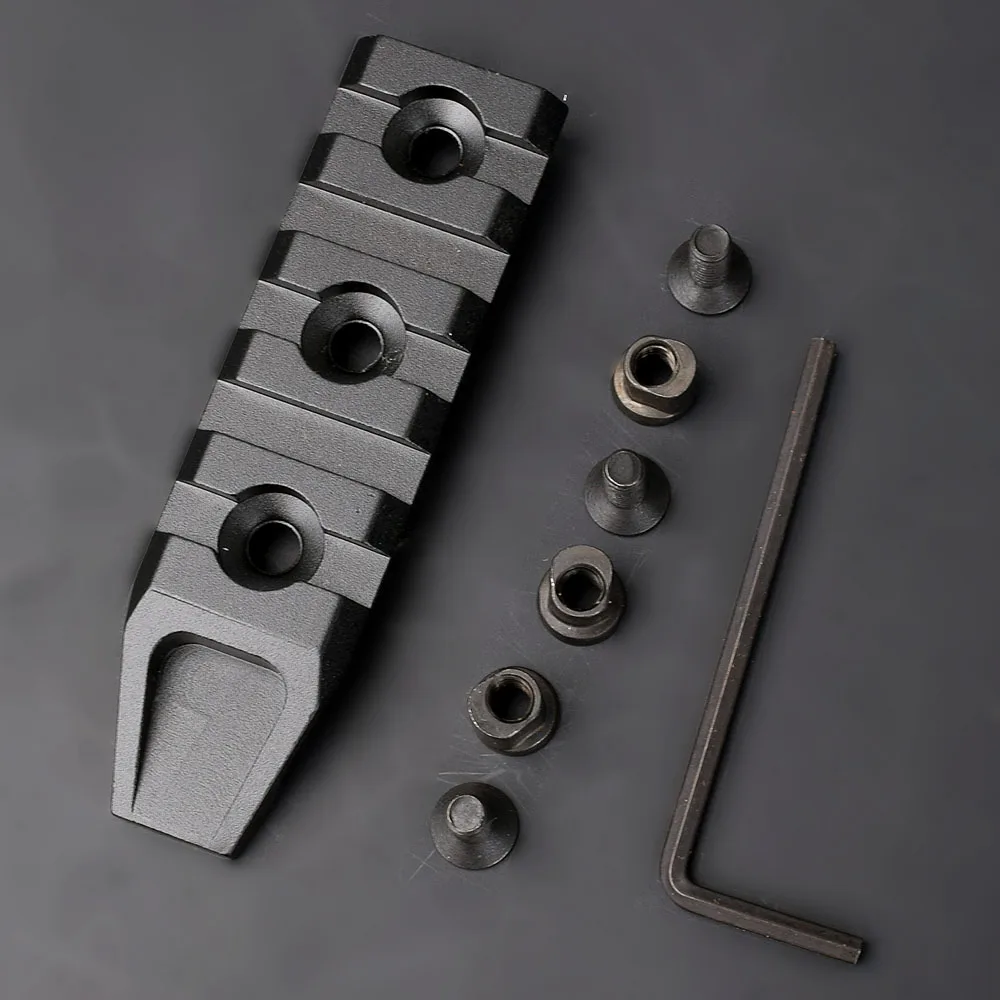 5 слотов Keymod Picatinny Rail Handguard Mount с Mlok винтовая гайка|Аксессуары для охотничьих ружей|