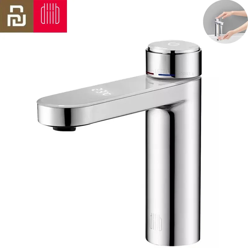 Полупрозрачный кухонный кран Youpin Diiib из закаленного стекла светодиодный с