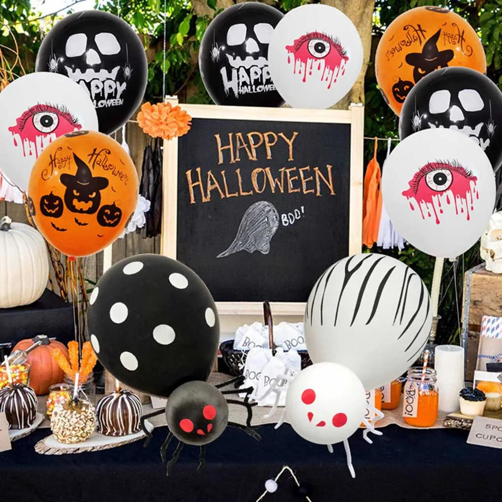 

Декоративные шары на Хэллоуин, цветные шары с принтом, товары для вечевечерние НКИ на Хэллоуин