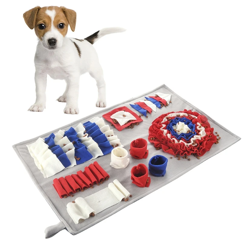 

Pet нюхательный коврик для собак Nosework коврик для кормления интерактивная игра головоломка игрушка-диспенсер для лечения спеша стимулирует е...