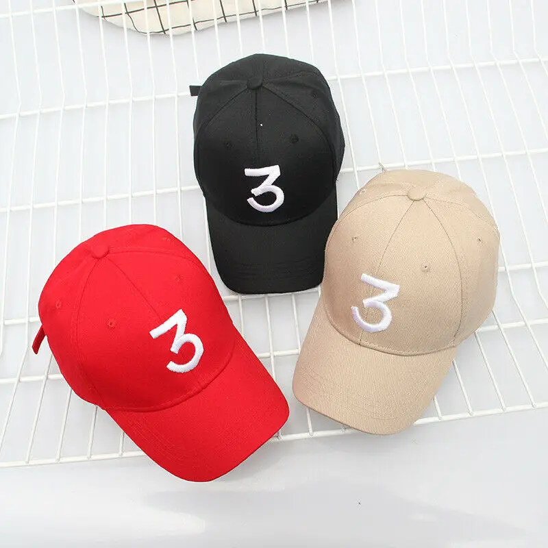

Tide Snapback Caps Popular Chance The Rapper 3 Baseball Cap Hip Hop Letter Hats Mens Womens Visor Anti-UV Sunhat Adjustable Size