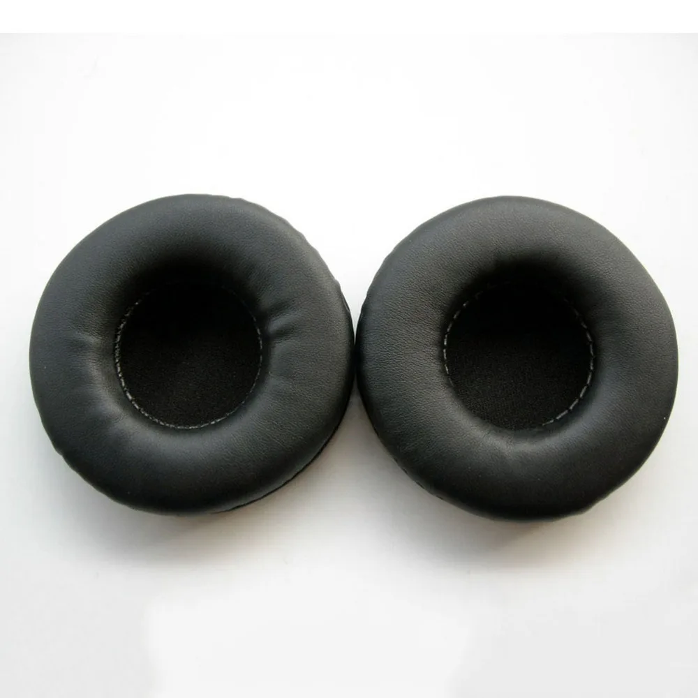 

2pcs Round Earphone Ear Cushion Headset Earmuffs Leather Headphone Covers Earpads Ear Cups Replacement Cover Diameter 7.5cm Spon