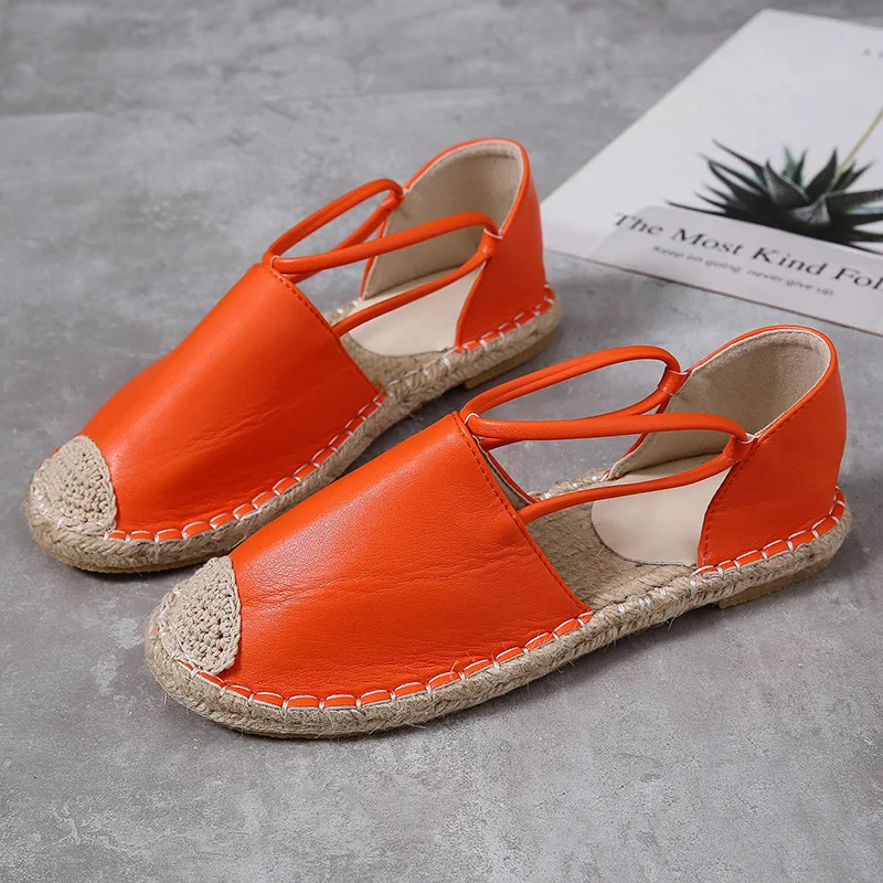 

Fashion Thin Belt 2021 New Summer Women's Sandals Round Head Shoes Woman Flat Shoes Platfroms Casual Flat for Women Beach Shoes