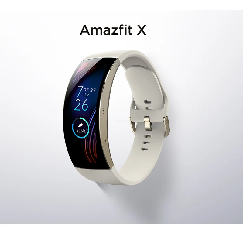 

Xiaomi Mijia Amazfit X Smartwatch Sleep Monitoring Curved Screen Titanium Body 5ATM Water Resistant For Smart Multi Sports Modes