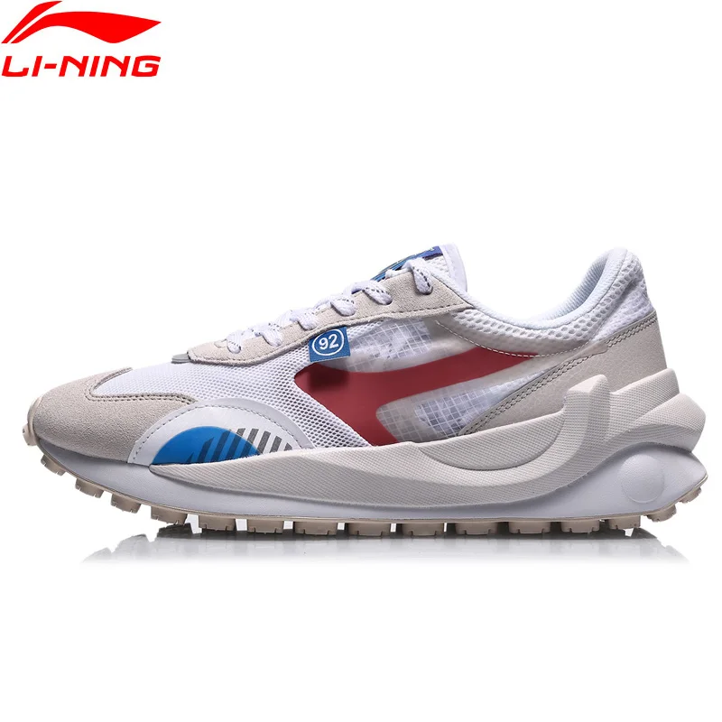 Li Ning Для мужчин тренд LN Вселенная классический образ жизни и кожаная обувь мягкие