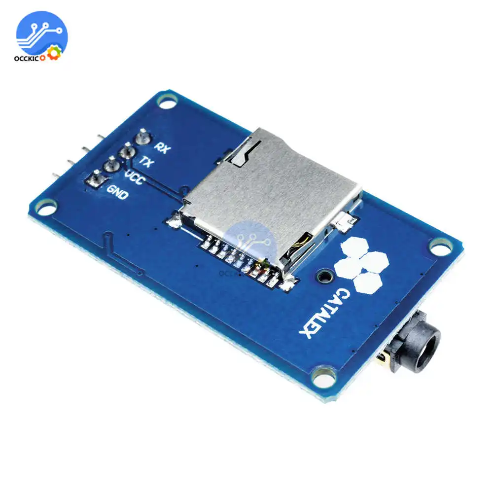 MP3 декодер модуль dac board YX5300 UART Control серийный плеера для Arduino/AVR/ARM/PIC CF аудио