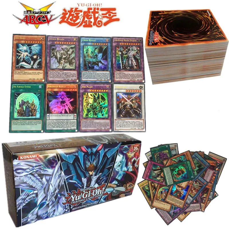 Горячая 100 шт игра YGO Yu Gi Oh игральные открытки с героями мультфильмов Yugioh игровые карты Япония мальчик девочки Yu-Gi-Oh карты Коллекция игрушек на подарок
