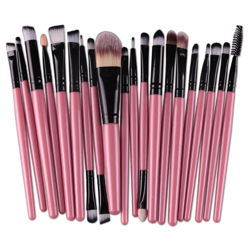 

20Pcs Makeup Brushes Set Foundation Eyebrow Eyeshadow Lip Concealer Kits Wooden Handle Beauty Cosmetic Brushes Tools Maquiagem