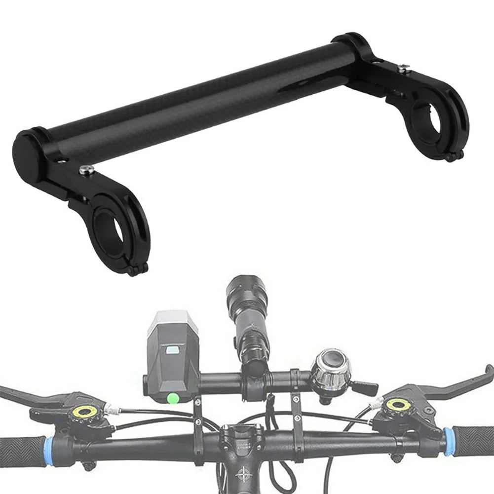 

Aluminum Alloy Bicycle Handlebar Extender Cycling Mount Bracket Mount Carbon Fiber Bike Mobile Phone Handle holder Accessorie