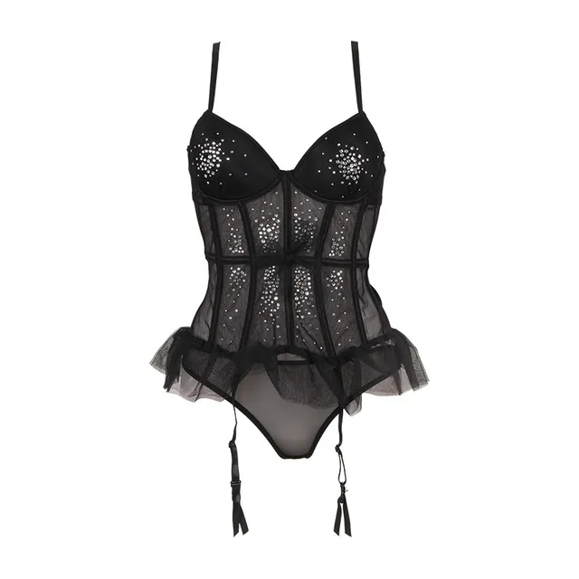 Женские комплекты сексуального нижнего белья кружевные экзотического стринги