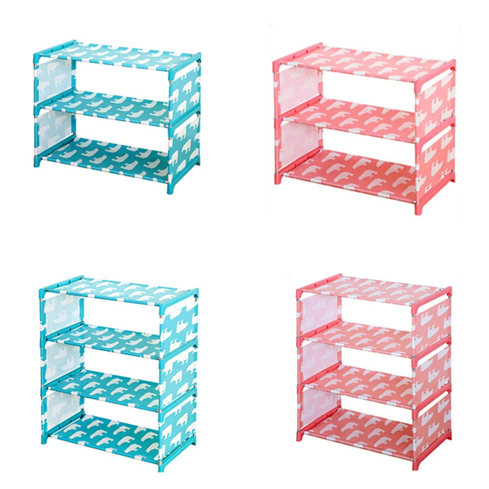 Обувные полки из нетканого материала стеллаж для хранения обуви направляющая