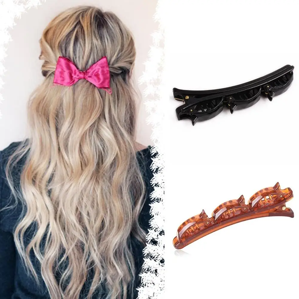 1 шт. удобная Легкая корейская мода двойная челка заколка для волос Женская