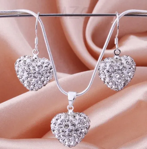 Цепочка под змеиную кожу + белый набор сережек 12*14 мм с серебряным покрытием в