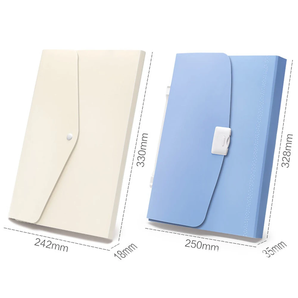 

13 Grids Handheld File Folder Organ Box Bag Multi-function Organizer Storage Holder Office Document A4 Paper Folder