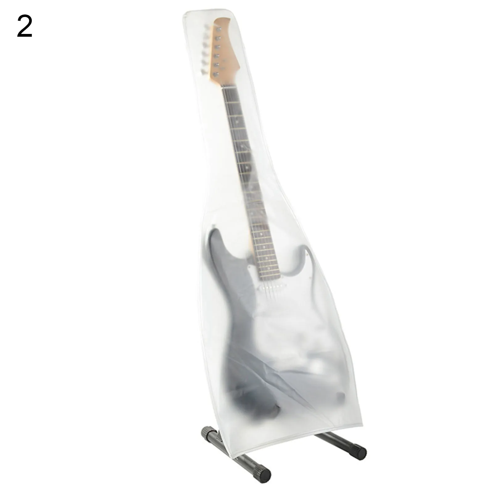

Transparent Bag Washable Dust-proof Waterproof Electric Guitar Storage Pouch Storage Bag Organizer
