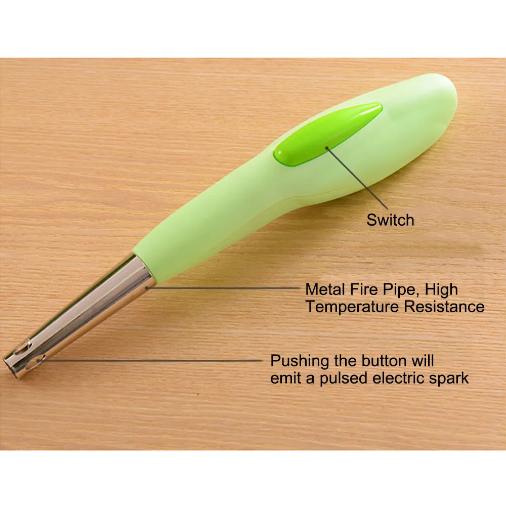 Электрическая кухонная зажигалка из нержавеющей стали для плиты кемпинга