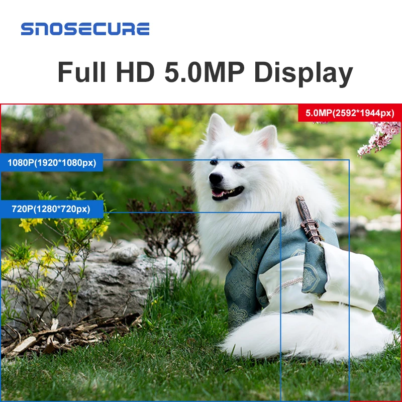 Система видеонаблюдения SNOSECURE H.265 инфракрасная купольная IP-камера безопасности 4
