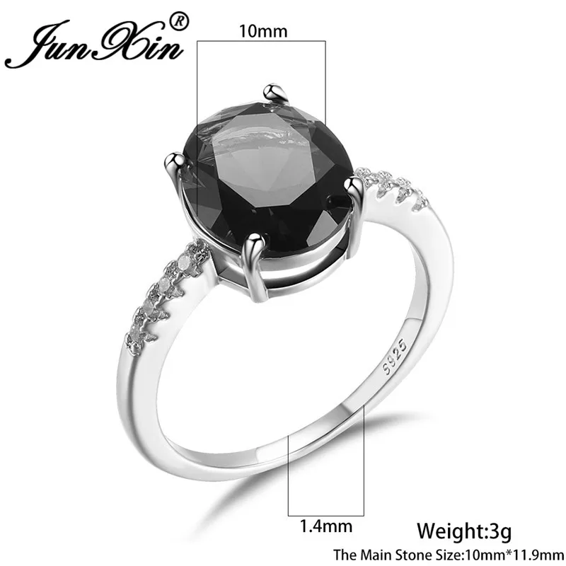 Минималистичное тонкое кольцо с одним кристаллом и черным Цирконом обручальные