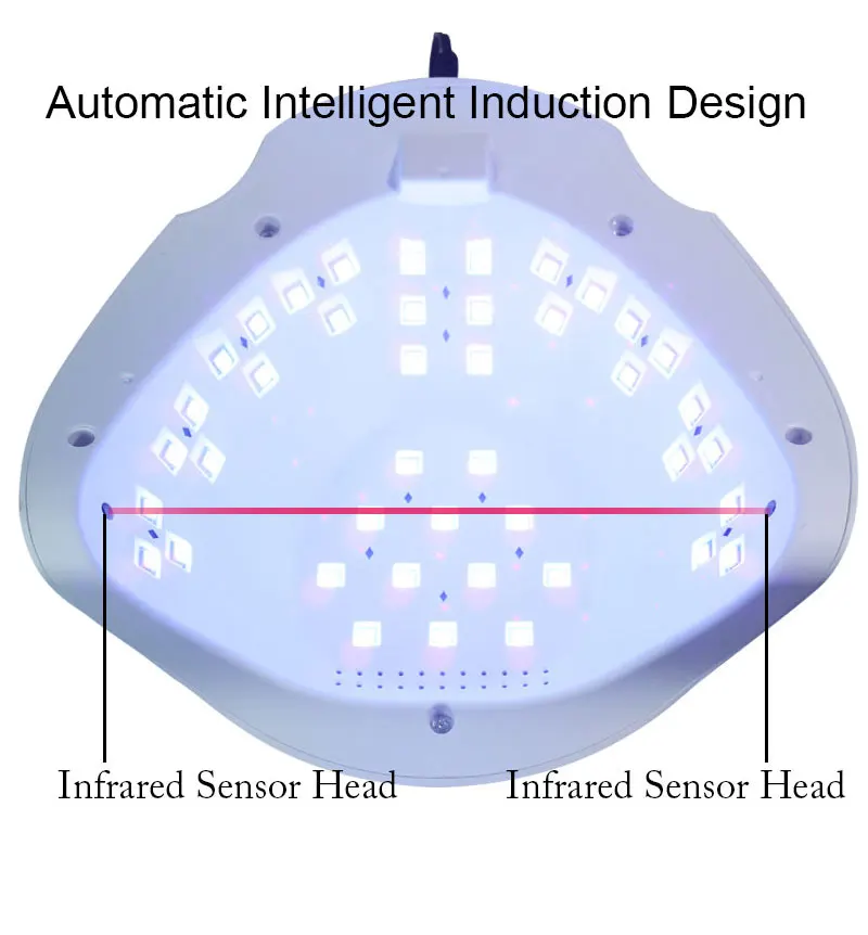 Лампа для сушки гель лака ногтей 90 Вт 42 светодиода|Сушилки ногтей| |