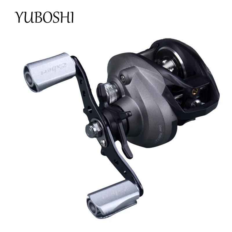 

YUBOSHI Brand 7.2:1 Gear Ratio Metal Handle Baitcasting Reel 14+1BB Magnetic Brake System 5.5kg Max Drag Fishing Wheel