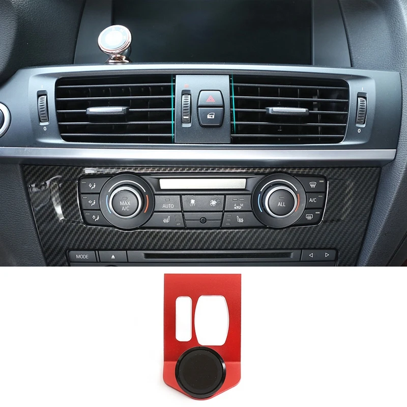 

For BMW X3 X4 F25 F26 2010-2016 Aluminum Alloy Car Air Vent Mobile Phone Holder Interior Moulding