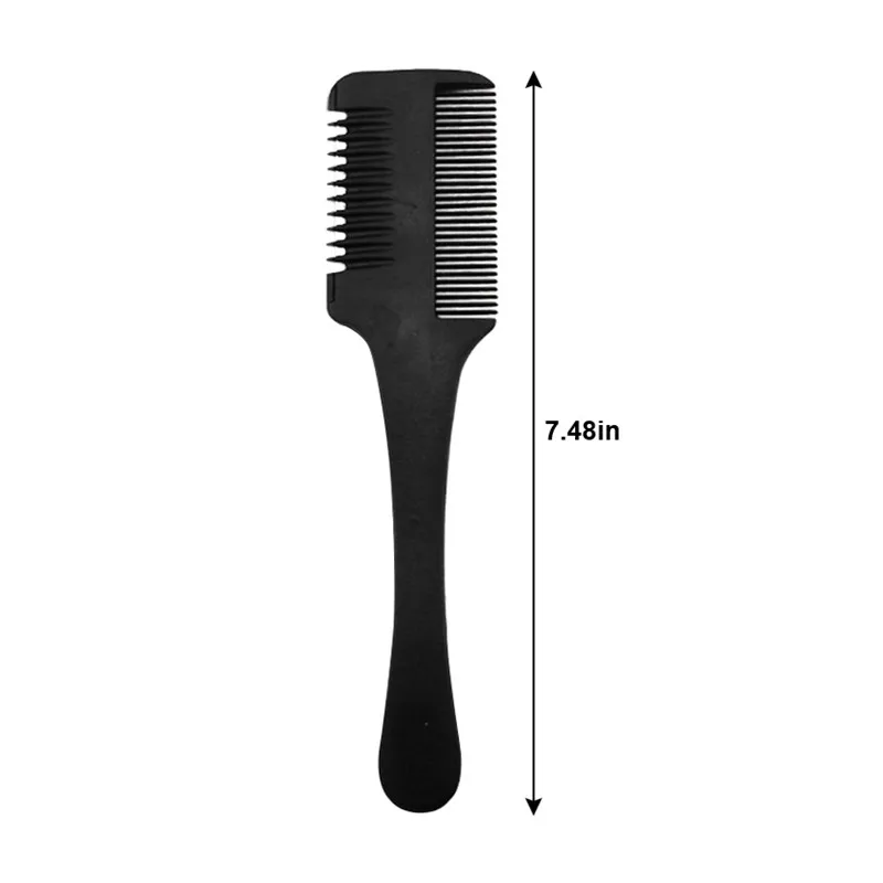 

Hair Razor Comb Hair Cutting Thinning DIY Trimmer with Blades Double Sides Hot