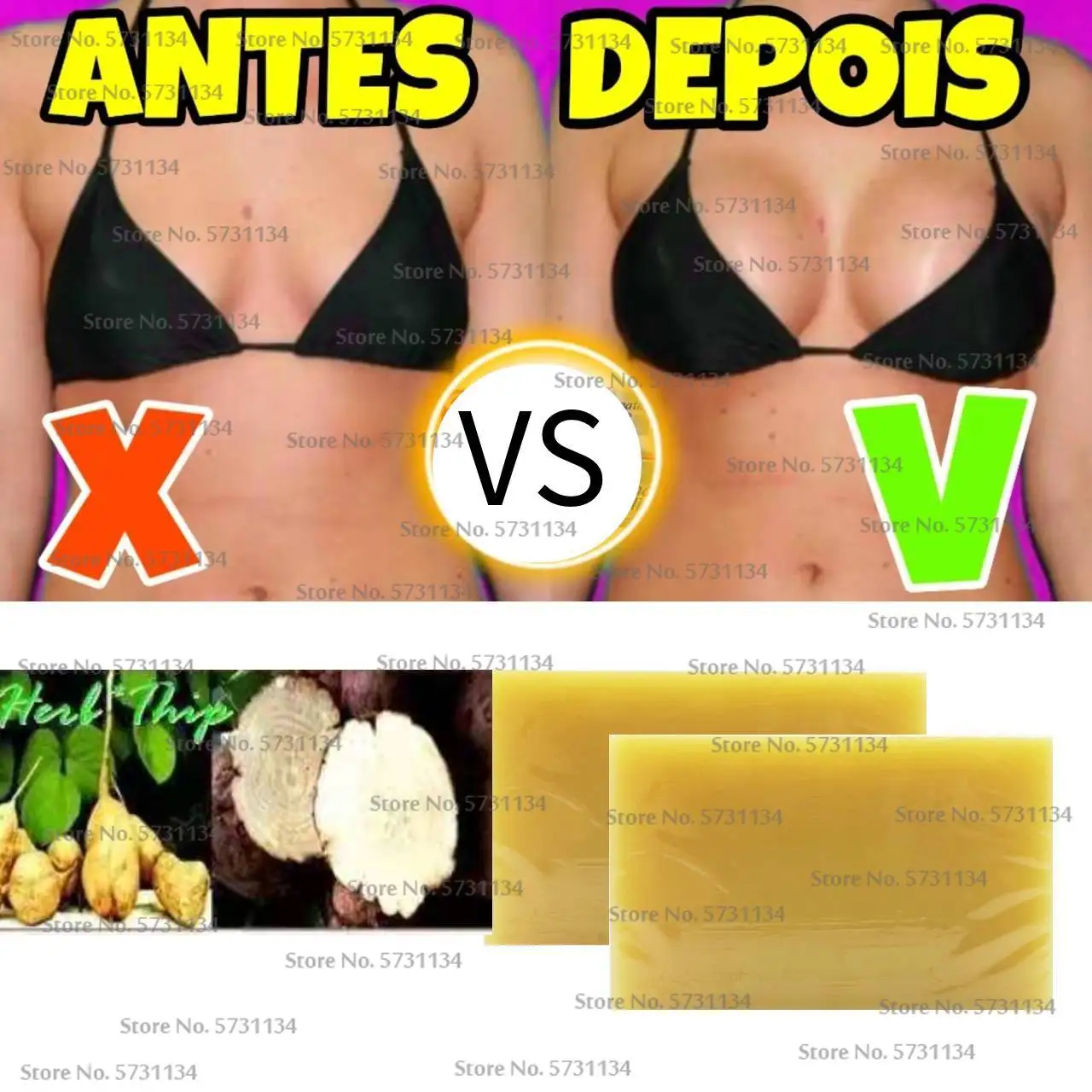 

BREAST ENLARGEMENT SOAPS Female Hormone Estrogen PUERARIA MIRIFICA PAPAYA Feminizer Bust Firming Soap