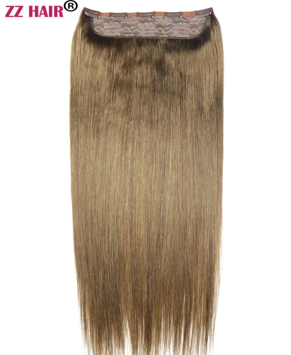 ZZHAIR 200 г 30 дюймов 32 дюйма машинная работа волосы без повреждения кутикулы набор из