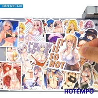 50pcs sexy anime bunny girls bikini beauty manga waifu cool stickers for phone laptop luggage skateboard motorcycle car sticker