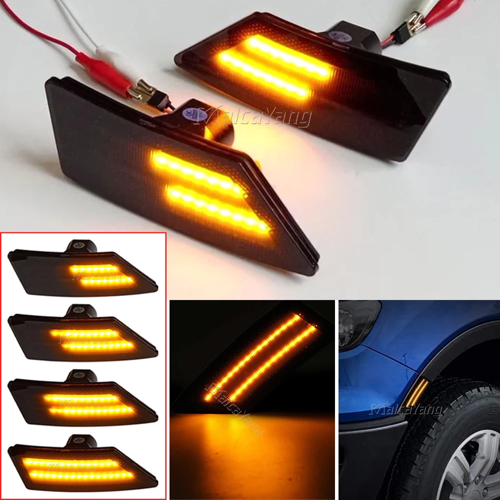 

For Ford Ranger 2019-2020 XL XLT Lariat KB3Z-13A565-B Dynamic Side Marker Sequential Turn Signal Light