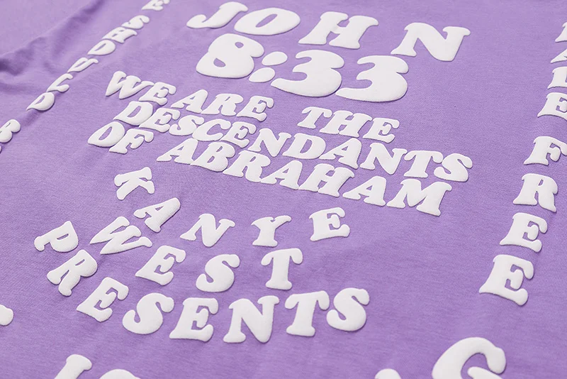 

Top Version 1:1 Kanye West Presents Jesus Is King Printed Women Men Short Sleeve Cotton T shirt Hiphop Men Casual T shirt Summer