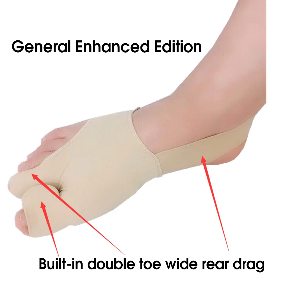 2 шт. разделитель для пальцев ноги исправление вальгусной деформации первого