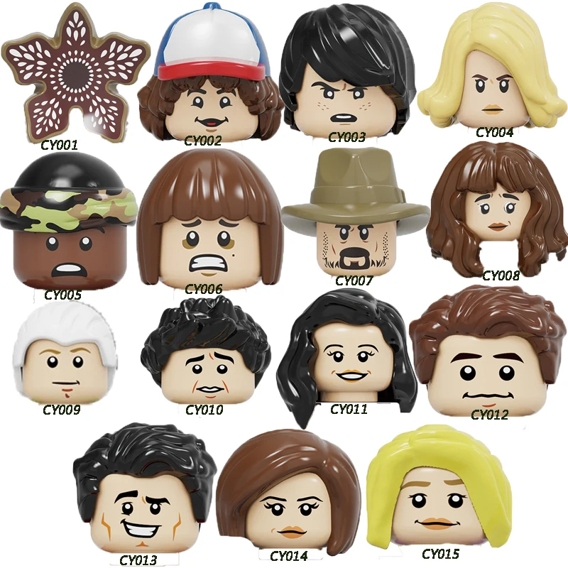 

Building Blocks Stranger Things Demogorgon Dustin Henderson Mike Eleven Lucas Will Figures For Children Toys Gift CY1001 CY1002