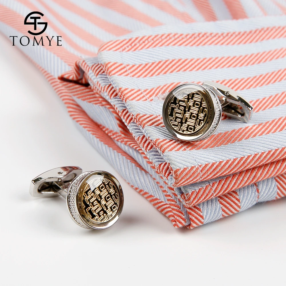 Запонки TOMYE в деловом стиле прямоугольные классические запонки с французским