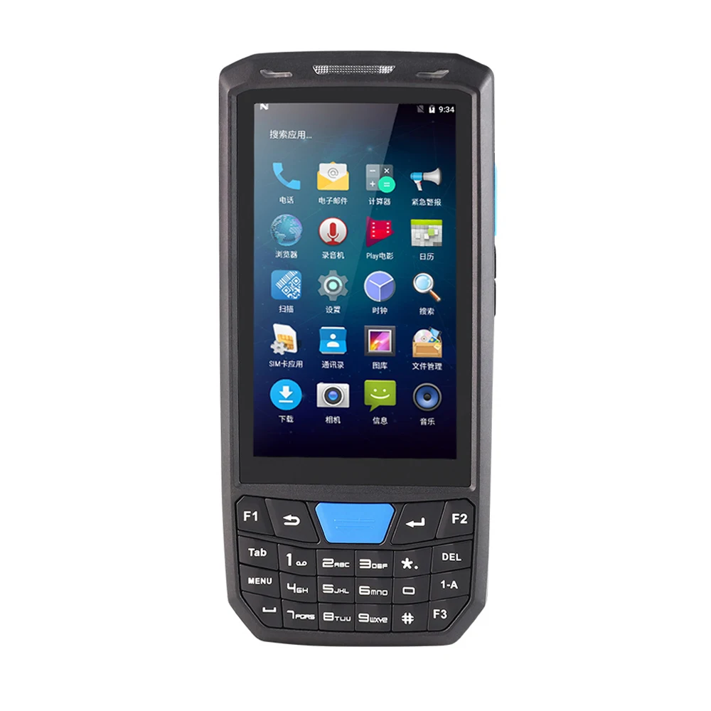 PDA Прочный ручной терминал Android 7 0 сбора данных беспроводной 1D 2D QR лазерный сканер