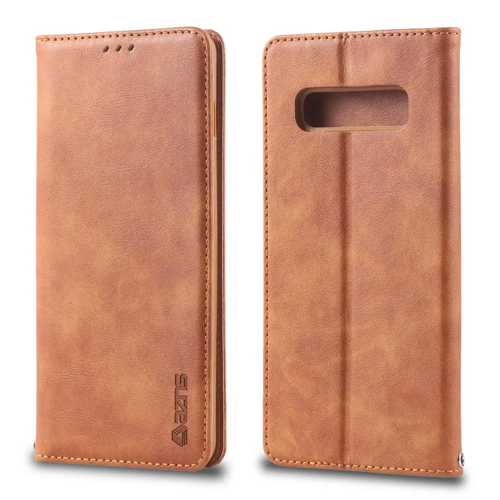 Магнитный кожаный чехол-книжка в стиле ретро для samsung Galaxy S8, S9, S10 Plus, S10e, Note 9, S7 Edge, чехол-кошелек, слот для карт, подставка