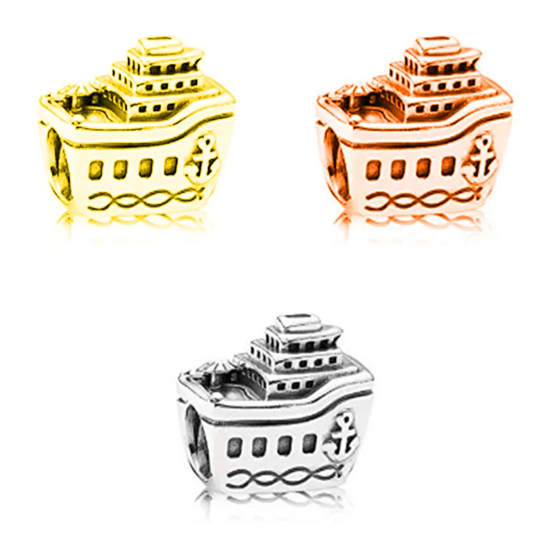 

Best-selling Europe and the United States 3 color The ship carriage creative fashion jewelry necklace accessories ladies present