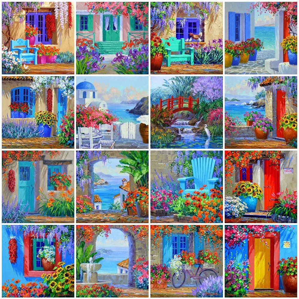 

Full Square Drill 5D Diy Diamond Painting Landscape 3D Diamond Embroidery Mosaic Cross Stitch Home Decor Rhinestones Art Lx969