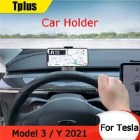 tplus car phone holder for model 3 y 2021 safety fixing clip accessories new bracket shape interior model three