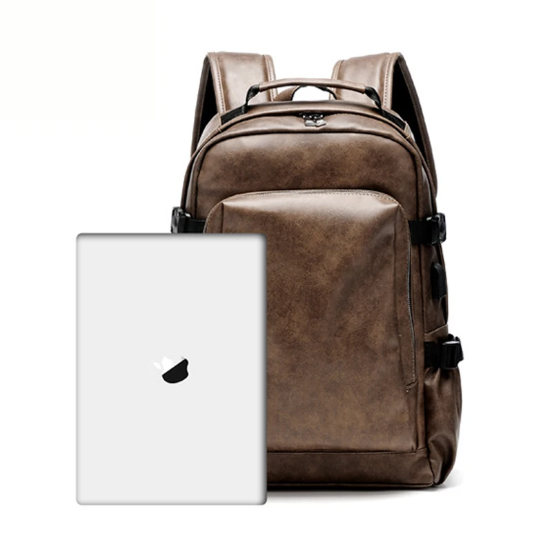 Винтажные Laptop100% натуральная кожа рюкзаки для школы мужские дорожные рюкзаки для отдыха Ретро Повседневная сумка школьные сумки подростка