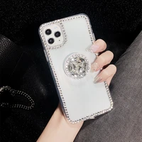 luxury glitter diamond stand phone case for samsung galaxy s9 s10 s20 s21 s22 plus fe note 8 9 10 20 ultra a51 a71 a72 a52 cover