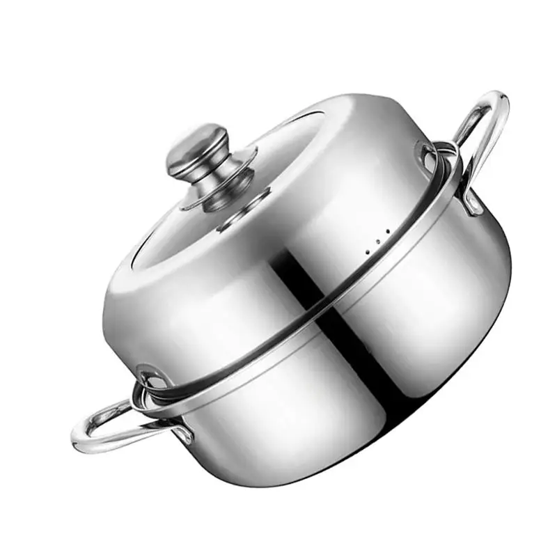 

1Pc Durable Multifunctional Practical Simple Steam Pot Food Pot Cooking Pot for Home